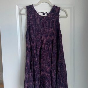 "Ecote" Urban Outfitters Purple Flowy Beach Dress